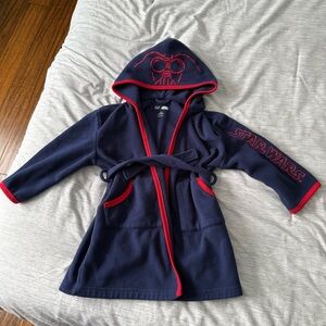 Gap x Star Wars Navy and Red Hooded Robe